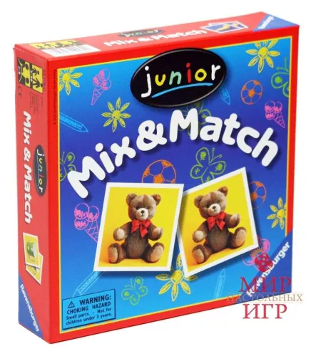 Настольная игра Mix and Match Junior (Мемори для самых маленьких)