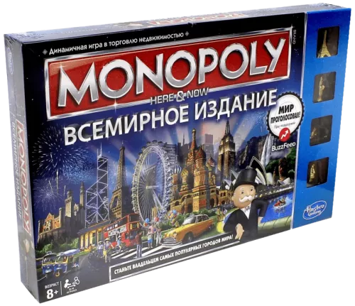 Настольная игра Монополия Всемирное Издание: Здесь и сейчас (RU) / Monopoly: Here and Now – The World Edition (RU)