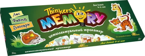 Настільна гра Thinkers: Memory. 4-6 рокiв