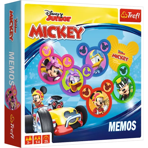 Настольная игра Memos Mickey and the Roadster Racers / Мемос Микки Маус и Гонщики на Родстерах