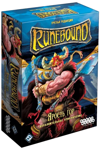 Настільна гра Runebound (Третя редакція): Лють Гір – Додаткова пригода / Runebound (Third Edition): The Mountains Rise – Adventure Pack