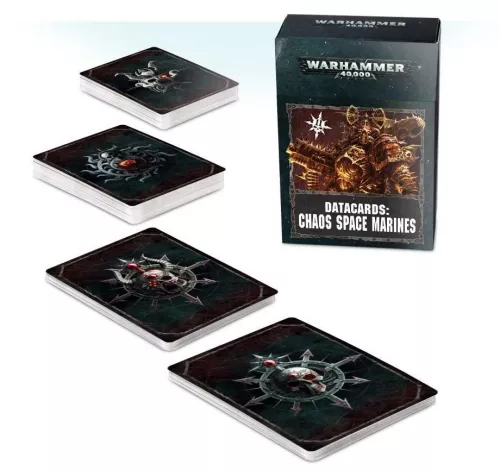 Набор Warhammer 40000. Datacards: Chaos Space Marines / Вархаммер 40000. Карты Данных: Космодесант Хаоса