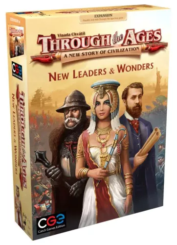 Доповнення до гри Through the Ages: New Leaders and Wonders / Крізь Віки: Нові Лідери і Чудеса