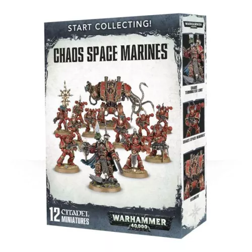 Набор Warhammer 40000. Start Collecting! Chaos Space Marines / Вархаммер 40000. Начните Коллекционировать! Космодесант Хаоса
