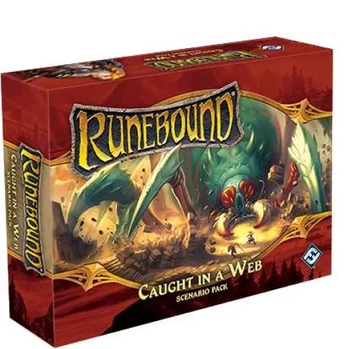 Дополнения к игре Runebound: Caught in a Web. Scenario Pack (3rd Edition) / Runebound: В Паутине. Дополнительное приключение (3 Издание)