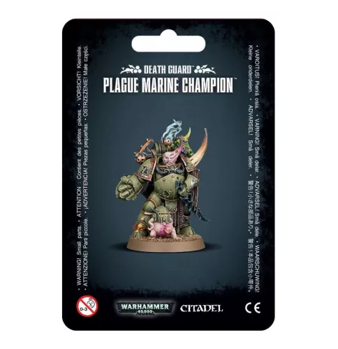 Набор Warhammer 40000. Death Guard: Plague Marine Champion / Вархаммер 40000. Гвардия Смерти: Чумной Чемпион