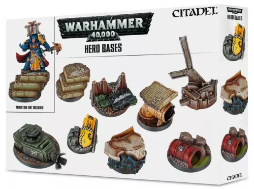 Набор Warhammer 40000: Hero Bases / Вархаммер 40000: Основания для миниатюр
