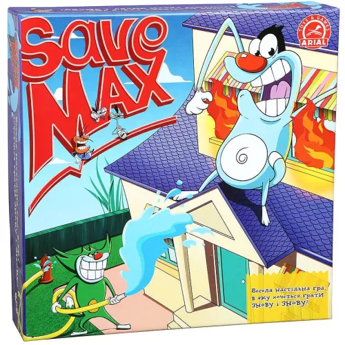 Настольная игра Save Max / Пожарник: Спасти Макса