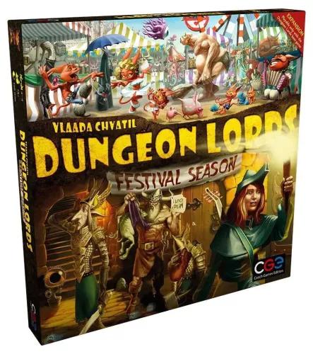 Настiльна гра Dungeon Lords: Festival Season / Володарі Підземель: Сезон Фестивалів