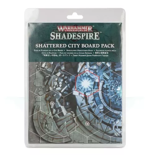Дополнение Warhammer Underworlds: Shadespire Shattered City Board Pack / Warhammer Underworlds: Игровое Поле Разбитый Город Shadespire
