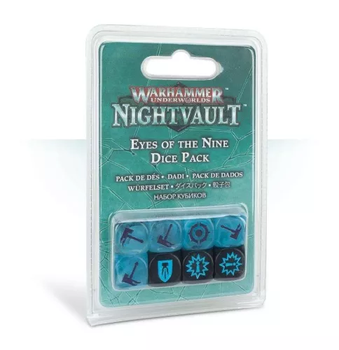 Набор Warhammer Underworlds Nightvault: Eyes of the Nine Dice Pack / Warhammer Underworlds Nightvault: Набор кубиков Глаза Девяти