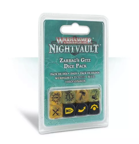 Відгуки Набір Warhammer Underworlds: Nightvault – Zarbag’s Gitz Dice Pack