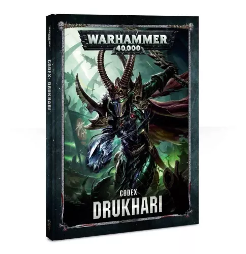 Книга Warhammer 40000. Codex: Drukhari (Hardback) / Вархаммер 40000. Кодекс: Друкхари (Твёрдая обложка)