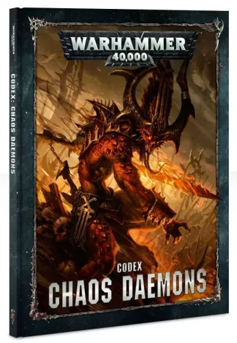 Книга Warhammer 40000. Codex: Chaos Daemons (Hardback) / Вархаммер 40000. Книга правил: Демоны Хаоса (Твердая обложка)