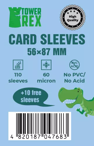 Протекторы для карт 56 х 87 мм (110 шт.) / Cards Sleeves (56 x 87 mm)