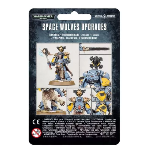 Набор Warhammer 40000: Space Wolves Upgrades Pack / Вархаммер 40000: Апгрейды для Космических Волков