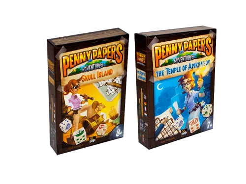 Настольная игра Комплект Penny Papers Skull Island + Penny Papers The Temple of Apikhabou