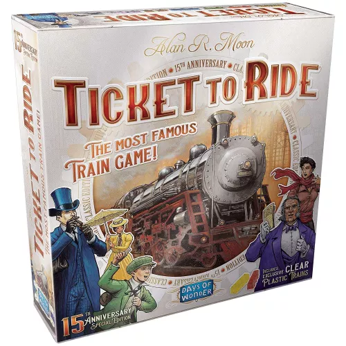 Настольная игра Ticket to Ride: US 15th Anniversary Edition / Билет на Поезд: Соединенные Штаты 15-е Юбилейное Издание