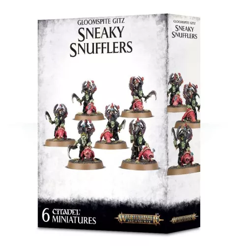 Warhammer Age of Sigmar. Gloomspite Gitz: Sneaky Snufflers / Вархаммер Эра Сигмара. Мерзкие Поганцы: Проныры-Ищейки