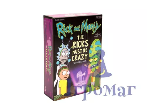 Настольная игра Rick and Morty: The Ricks Must Be Crazy / Рик и Морти. Рики, должно быть, сошли с ума