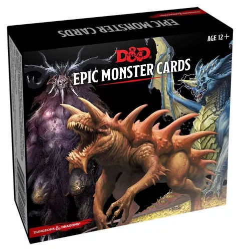 Настільна гра Dungeons & Dragons: Monster Cards. Epic Monsters / Підземелля та Дракони: Карти Монстрів. Епічні Монстри