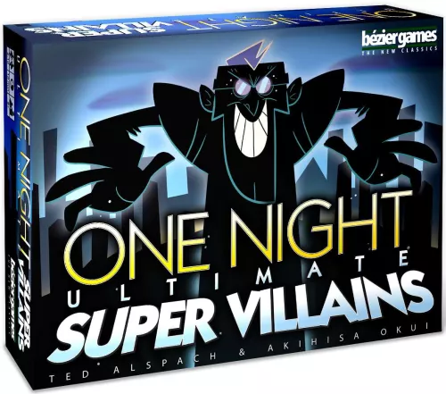 Настольная игра One Night Ultimate Super Villains / Ночь Последних Супер Злодеев
