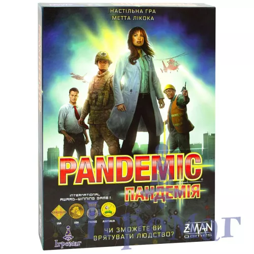 Настольная игра Пандемия (UA) / Pandemic
