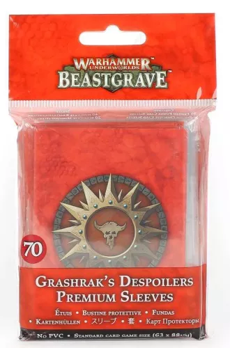 Аксессуар Warhammer Underworlds. Beastgrave: Премиум Протекторы Для Карт Grashrak's Despoilers / Warhammer Underworlds. Beastgrave: Grashrak's Despoilers Premium Sleeves