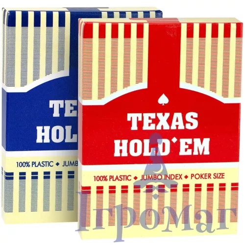 Відгуки Покерні карти Texas Hold'em (100% пластик)