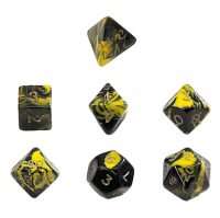 Набор Кубиков Разного Типа 7 шт: Желтый