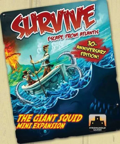 Настольная игра Survive: Escape from Atlantis! Giant Squid (Выжить: Побег из Атлантиды! Гигантский кальмар)
